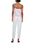 SISLEY Sleeveless Cowl Neck Satin Cami Top, Pink