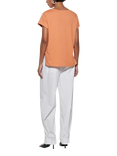SISLEY Pocket Detail T-Shirt, Mid Orange