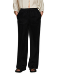 SISLEY Linen Flare Fit Linen Trousers