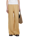 SISLEY Flared Pure Linen Trousers