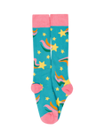 Frugi Cotton Blend Brilliant Boot Socks, Pack of 2 Pairs, Rainbow