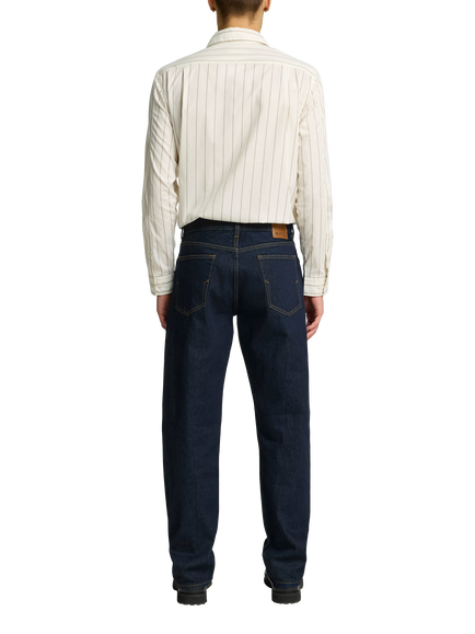 Selected 196 Straight Fit Jeans, Dark Blue - view 2, Dark Blue