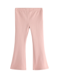 Lindex Kids' Cotton Flared Leggings, Dusty Pink