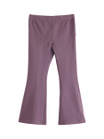 Lindex Kids' Cotton Flared Leggings, Light Dusty Lilac