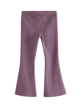Lindex Kids' Cotton Flared Leggings, Light Dusty Lilac
