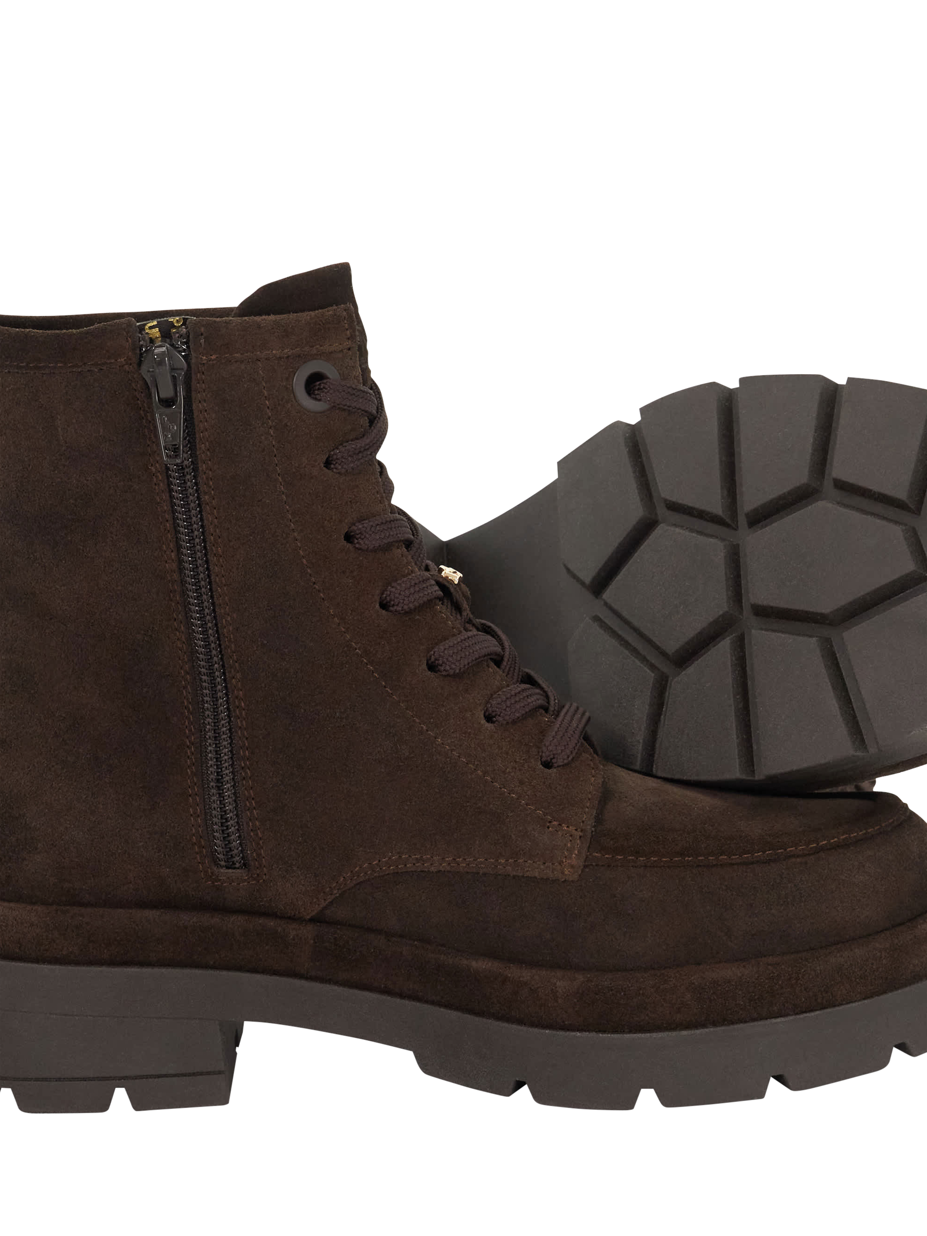 Product image 5 of 5, which shows Dune London Pennington Suede Ankle Boots, Brown, EU36