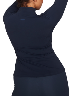 Lovall Empower Fitted Zip-Up Jacket - view 2, Blue Navy