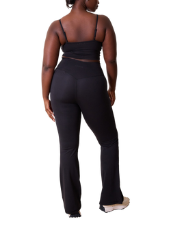 Lovall 24/7 Revitalise Flare Regular Leggings, Black - view 2, Black