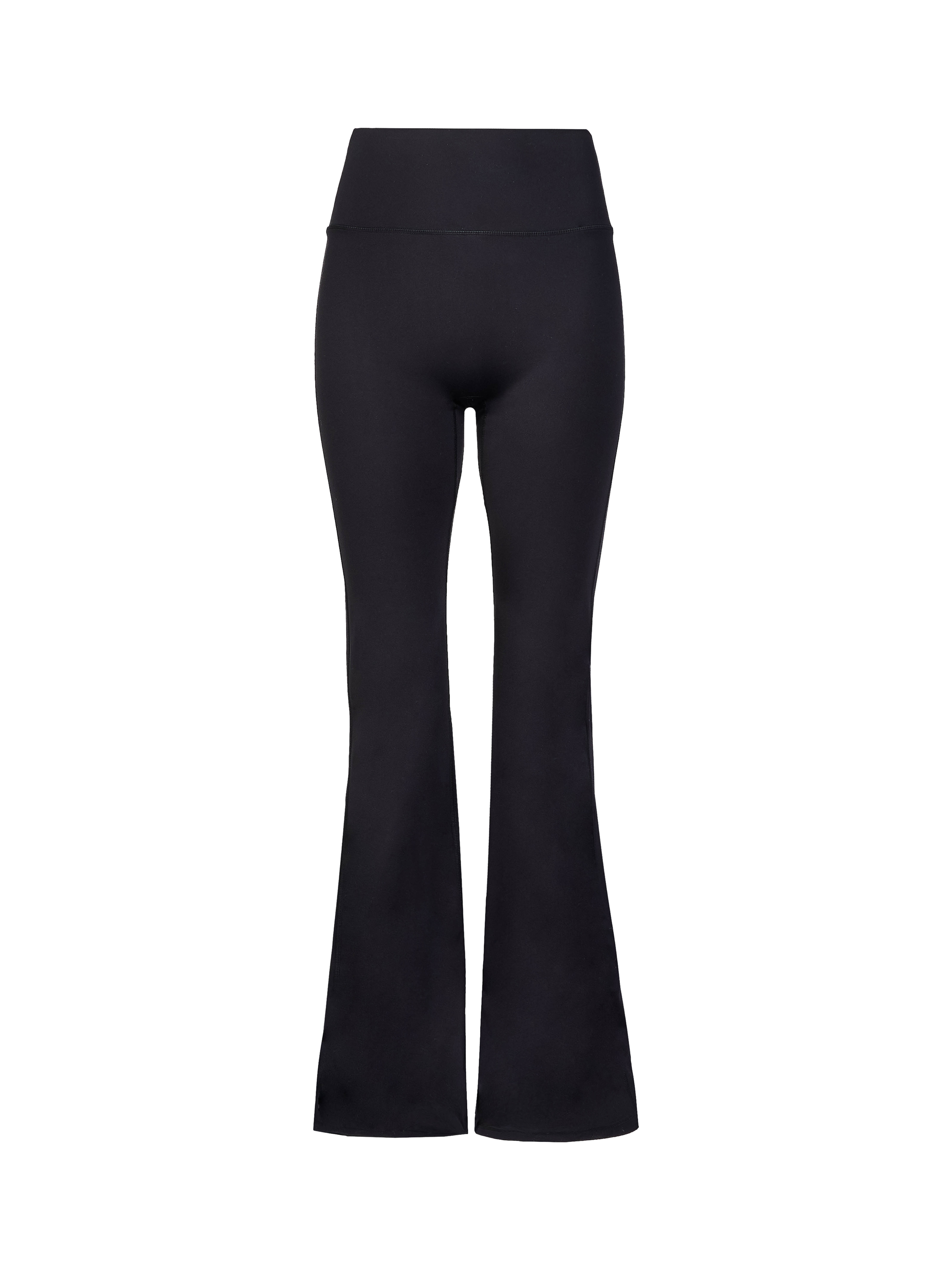 Product image 4 of 5, which shows Lovall 24/7 Revitalise Flare Regular Leggings, Black, 8