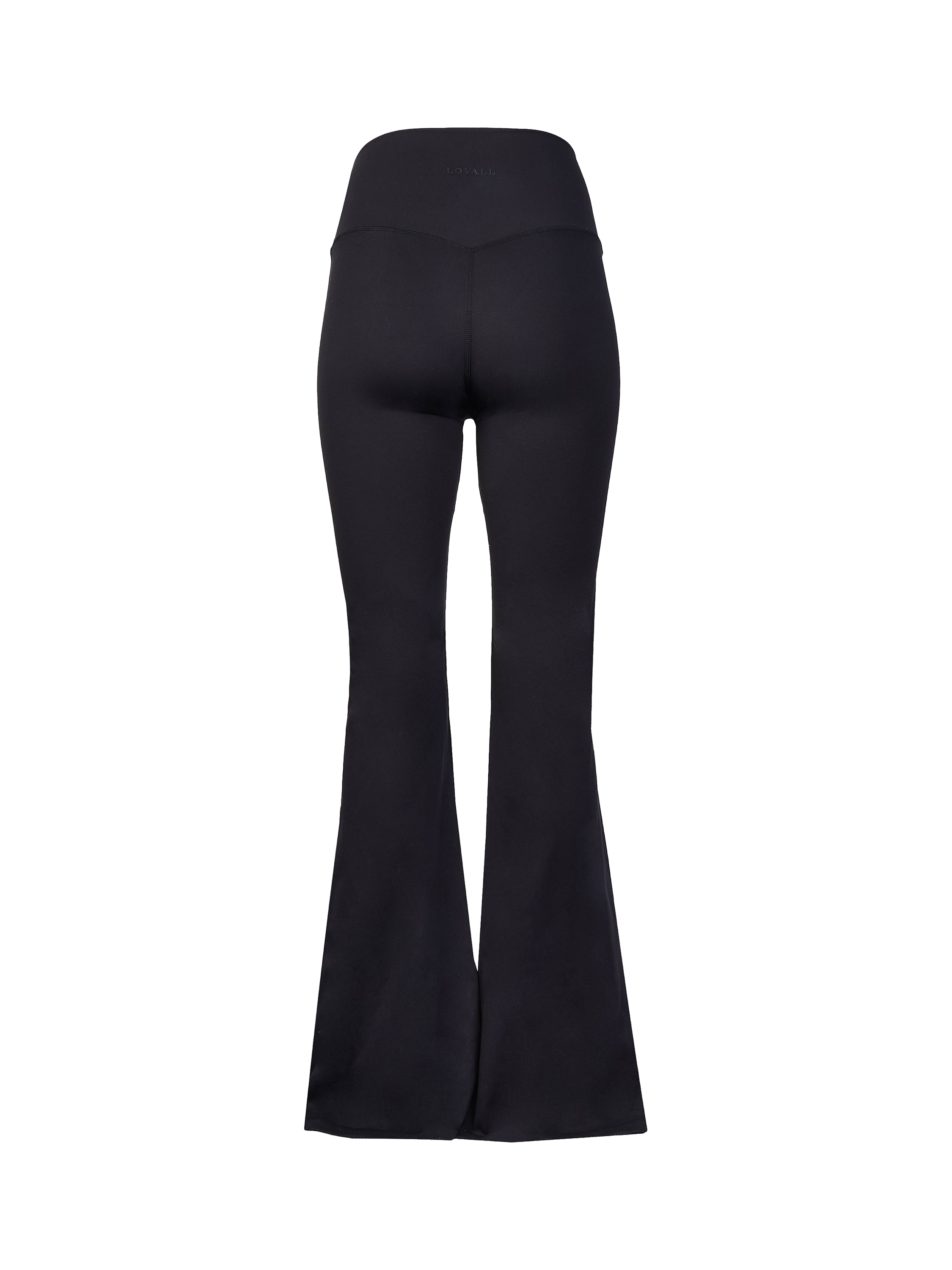 Product image 5 of 5, which shows Lovall 24/7 Revitalise Flare Regular Leggings, Black, 8