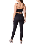 Lovall Petite 24/7 High Waisted Leggings, Black
