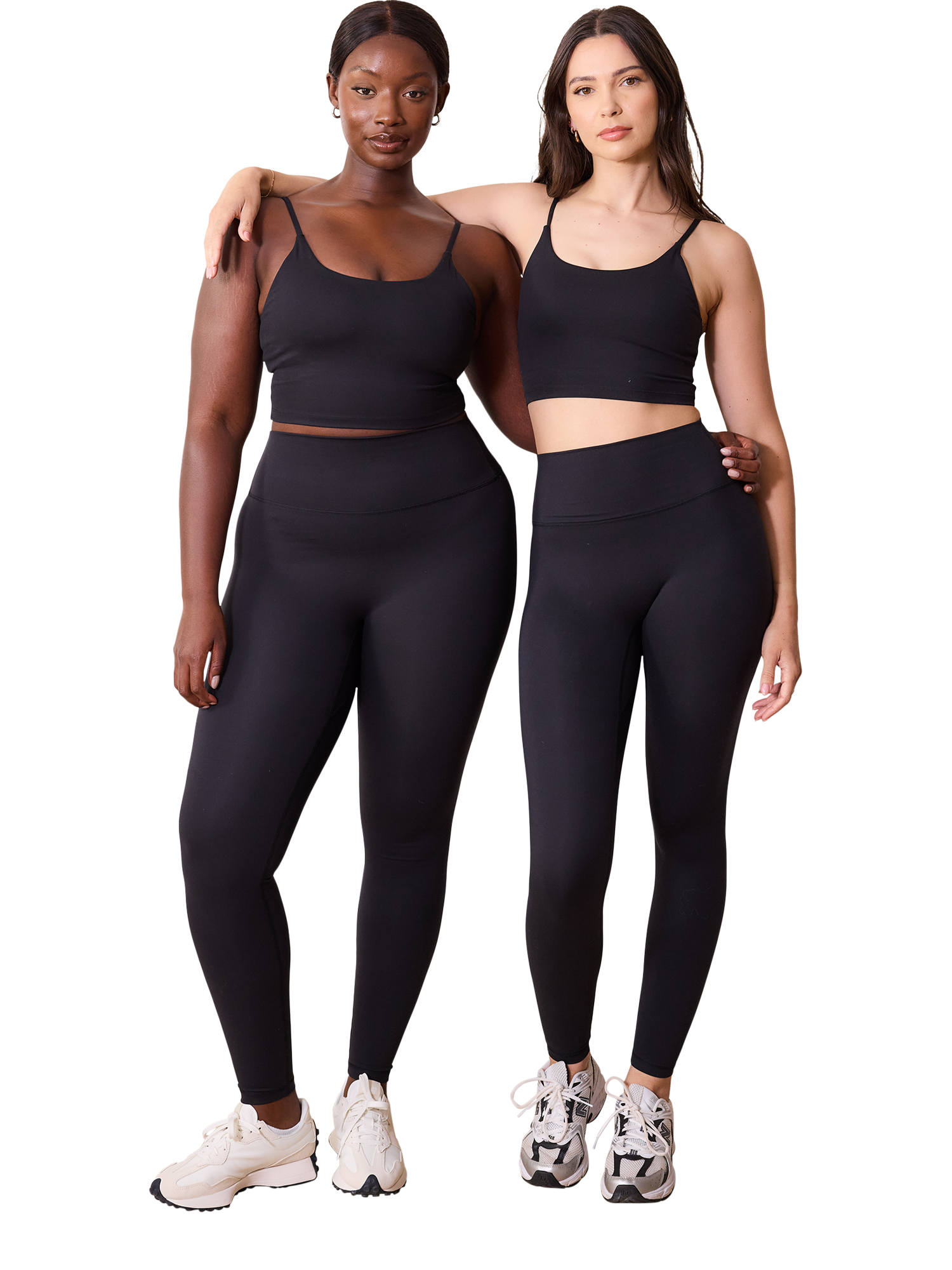 Product image 6 of 6, which shows Lovall Petite 24/7 High Waisted Leggings, Black, 8