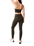 Lovall Petite 24/7 High Waisted Leggings, Olive