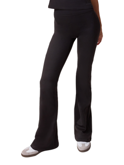 Lovall Tall Ultimate Everyday Flare Leggings, Black, Black