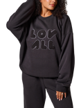 Lovall Logo Oversized Sweatshirt, Mid Grey
