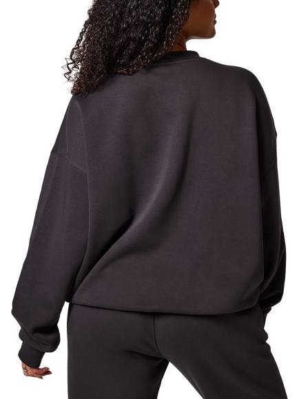 Lovall Logo Oversized Sweatshirt, Mid Grey - view 2, Mid Grey