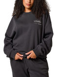 Lovall Logo Oversized Organic Cotton Rich Sweatshirt