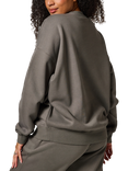 Lovall Logo Oversized Organic Cotton Rich Sweatshirt