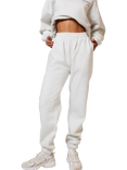 Lovall Petite Fleece Cuffed Joggers