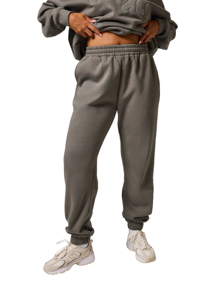 Lovall Regular Fit Cuffed Joggers, Slate Green, Slate Green