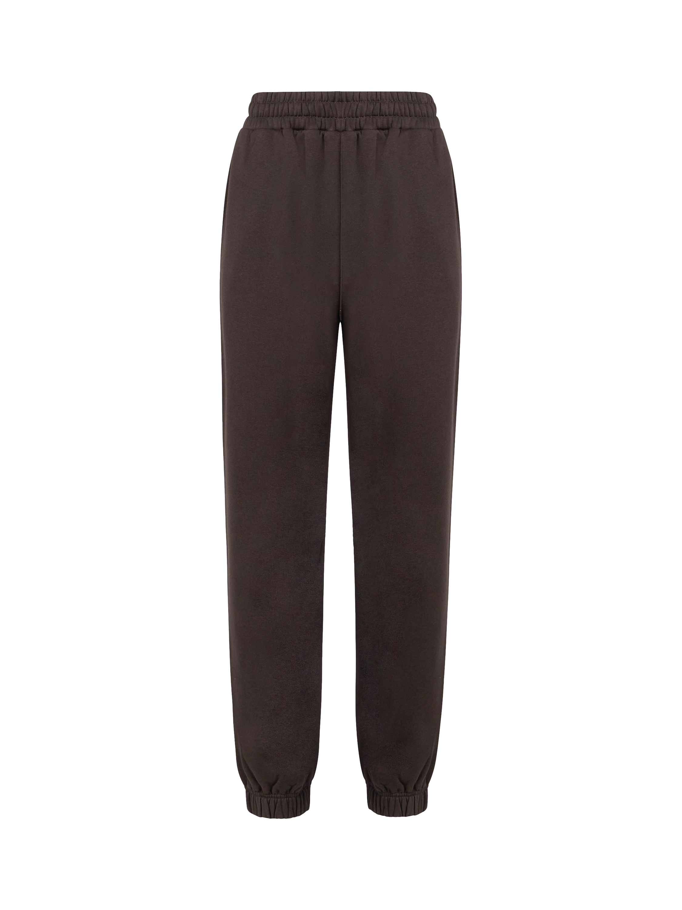 Product image 5 of 5, which shows Lovall Organic Cotton Rich Cuffed Joggers, Mid Brown, 6