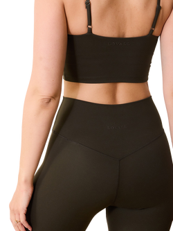 Lovall 24/7 Revitalise Fitted Sports Bra - view 2, Deep Olive