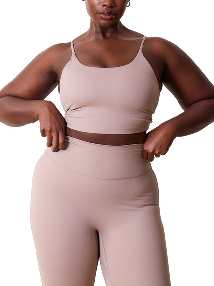 Lovall 24/7 Revitalise Fitted Sports Bra, Clay