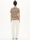 InWear Alma Animal Print Cotton Blend T-Shirt, Multi