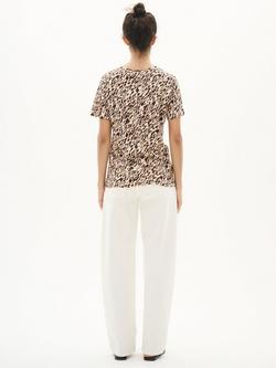 InWear Alma Animal Print Cotton Blend T-Shirt, Multi - view 2, Multi