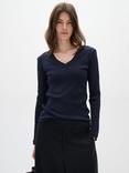 InWear Dagna Long Sleeve Top, Mid Blue
