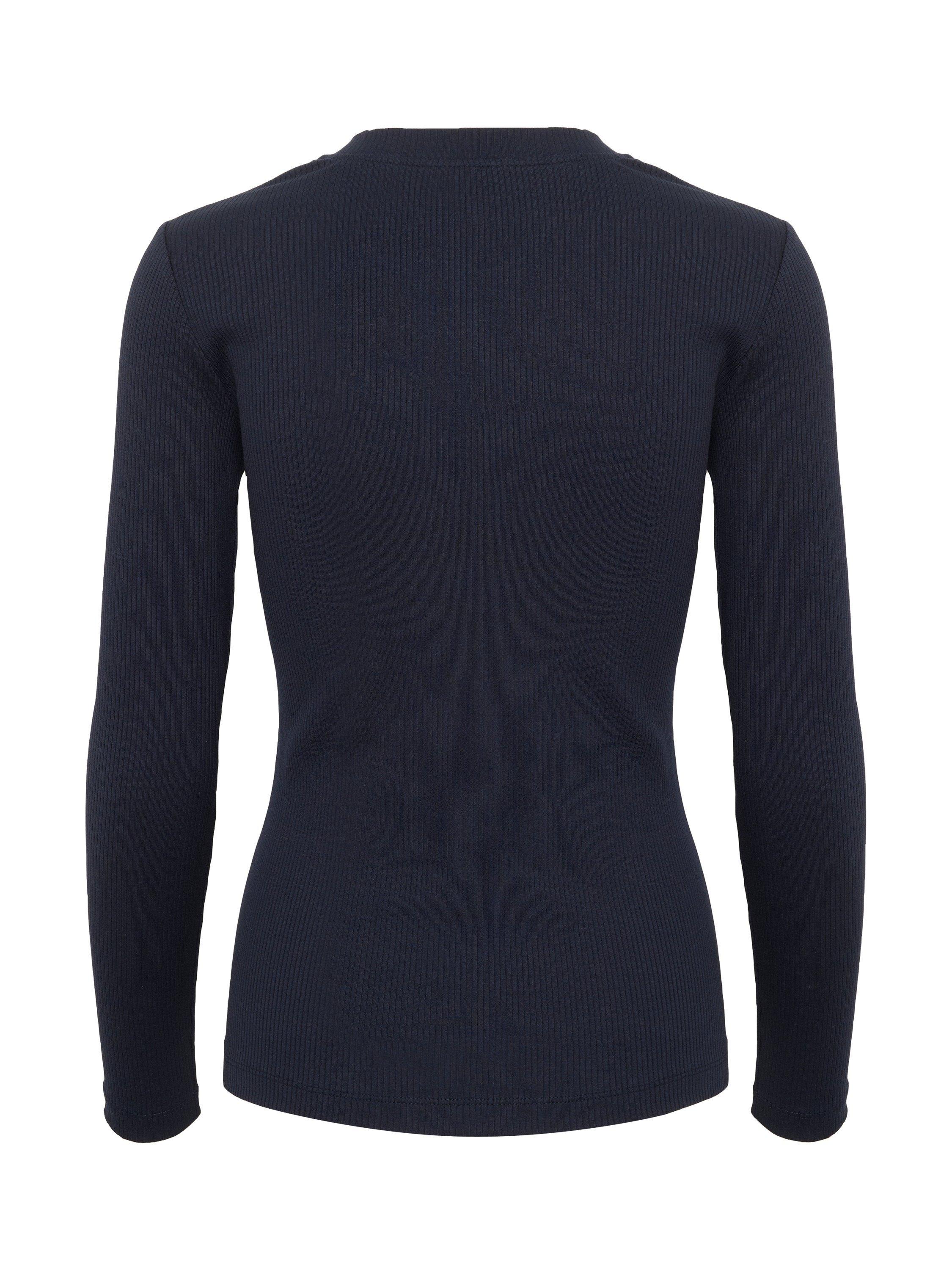 Product image 5 of 5, which shows InWear Dagna Long Sleeve Top, Mid Blue, XS