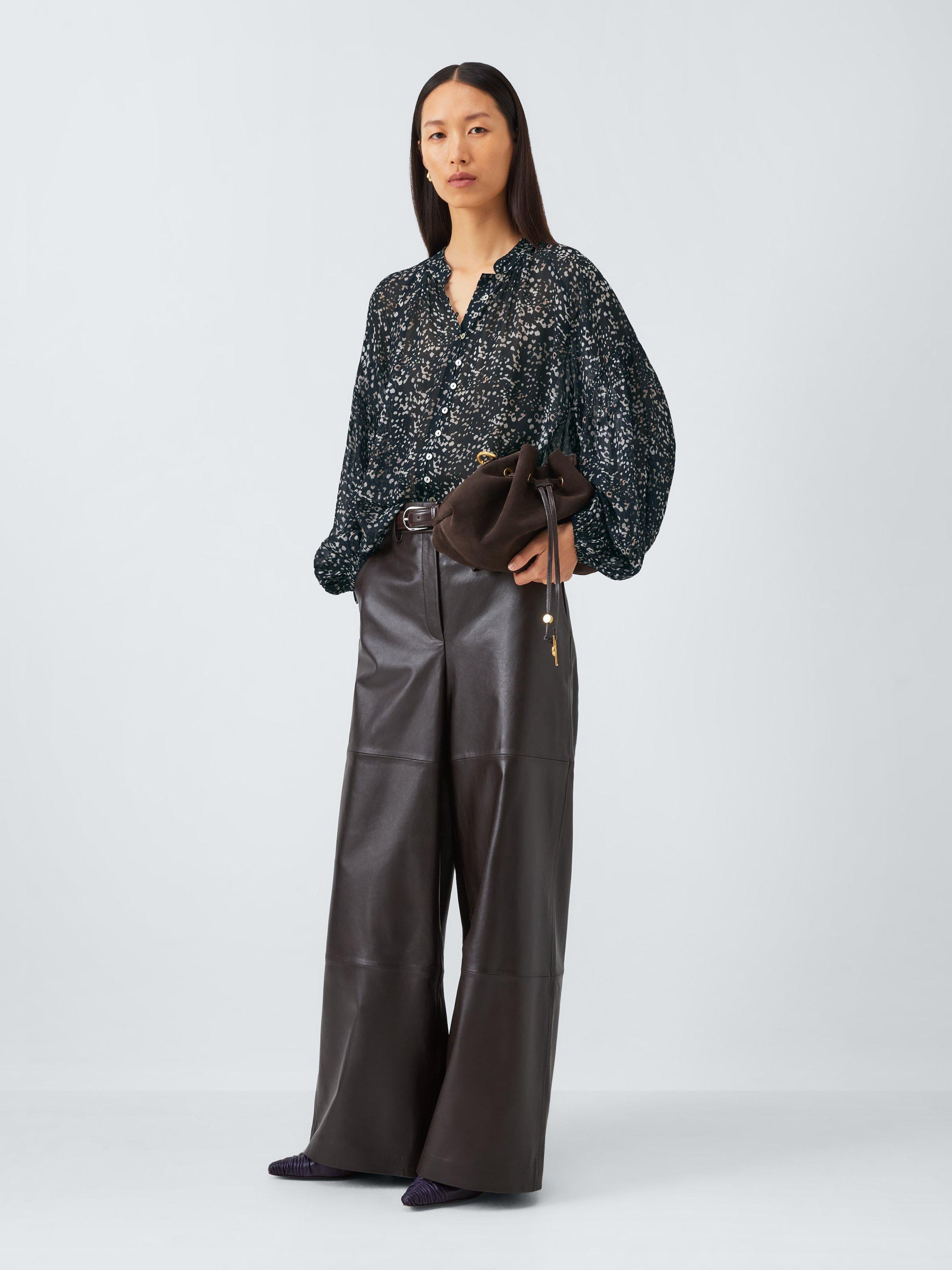Product image 3 of 6, which shows John Lewis Speckled Spot Blouse, Speckled Spot, 8