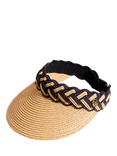 Seaspray Amelia Braided Straw Visor