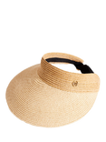 Seaspray Emily Straw Visor, Natural