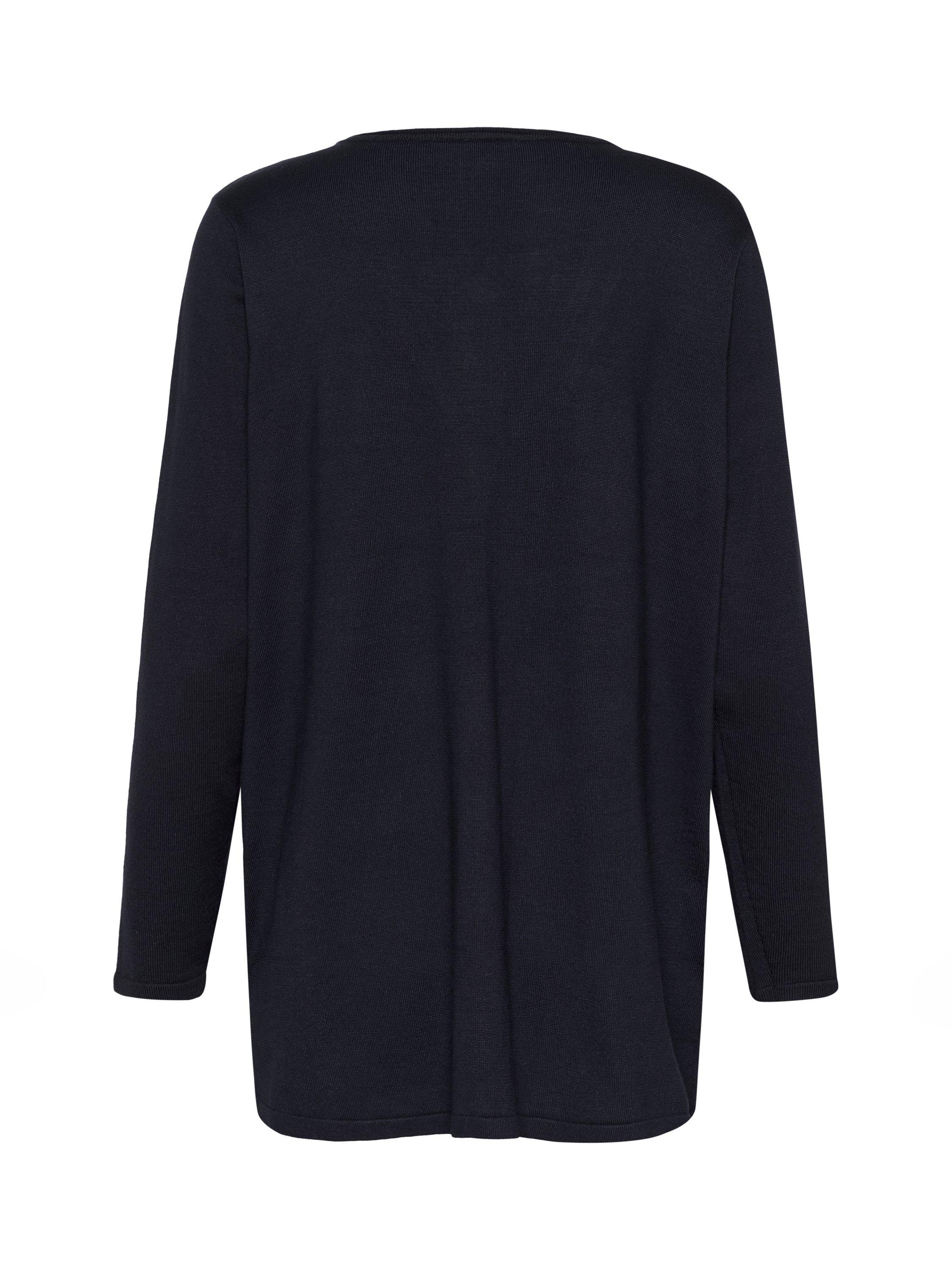 Product image 6 of 6, which shows Saint Tropez KilaSZ Open Mid Crop Cardigan, Navy Blue, L