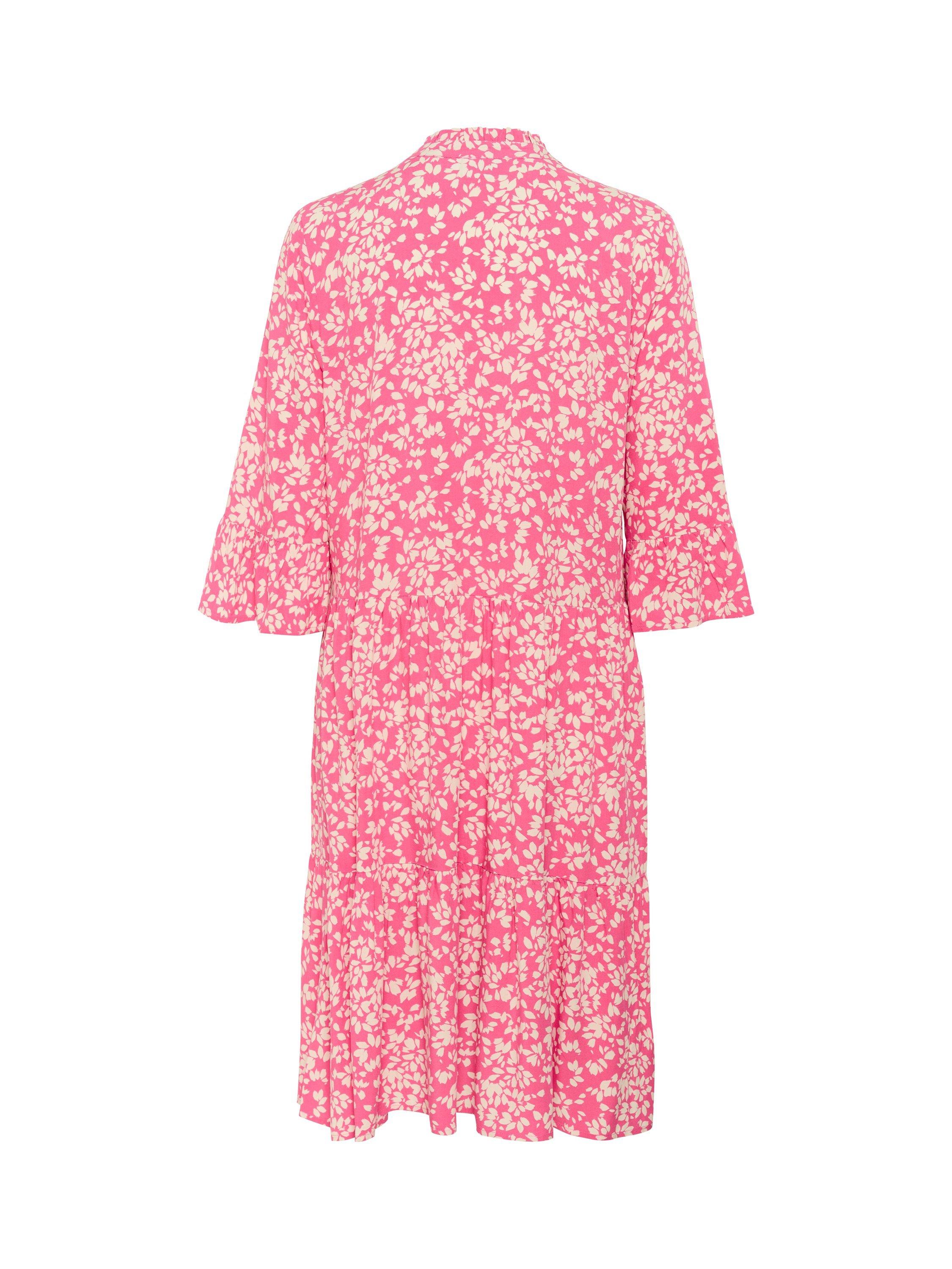 Product image 2 of 2, which shows Saint Tropez EdaSZ V-Neck Dress, Pink/Multi, XS