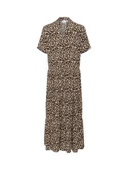 Saint Tropez EdaSZ Leopard Print Maxi Dress, Multi