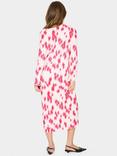 Saint Tropez MuniSZ Floral Round Neck Midi Dress