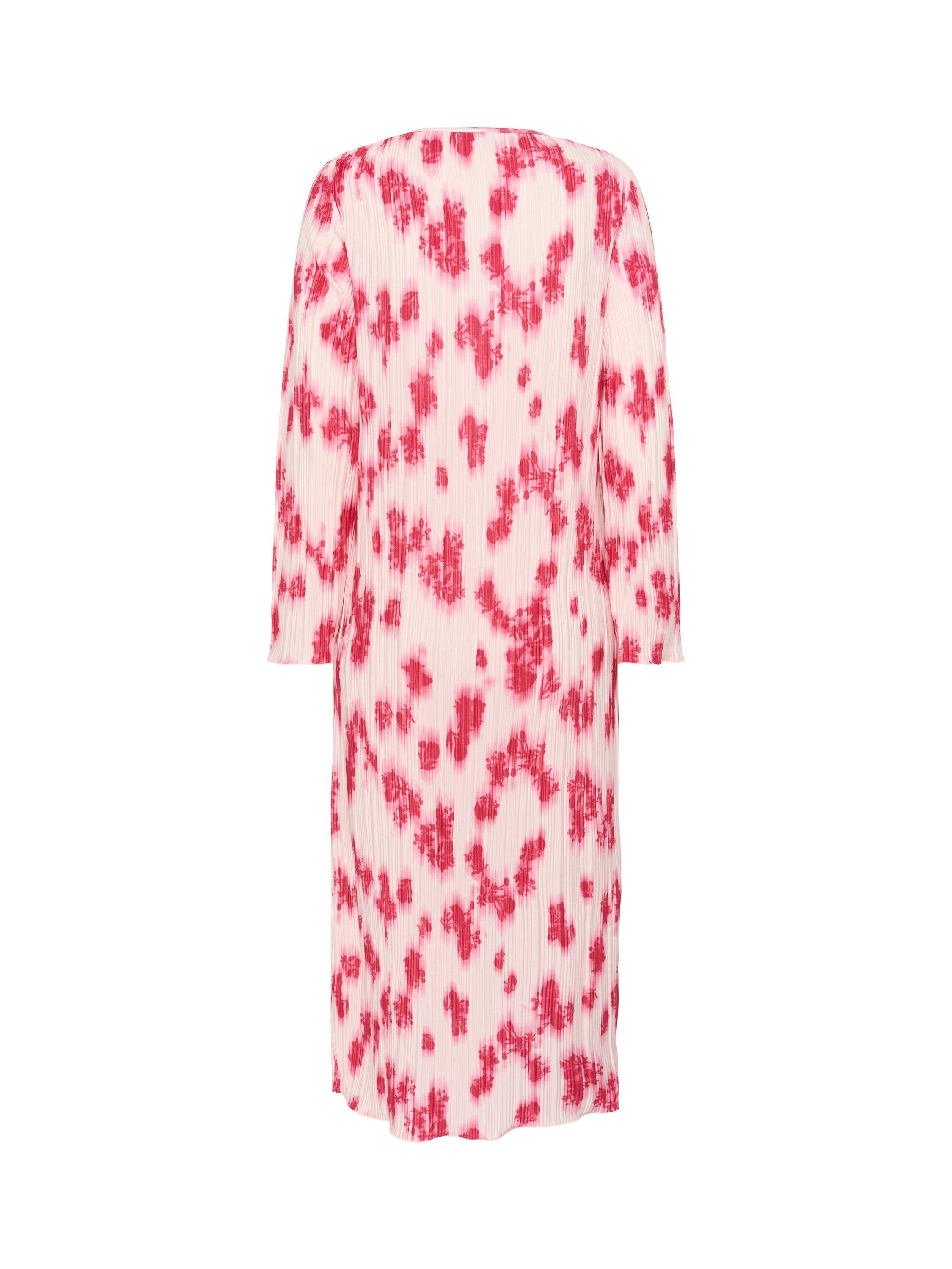 Product image 6 of 6, which shows Saint Tropez MuniSZ Floral Round Neck Midi Dress, Pink/Multi, M