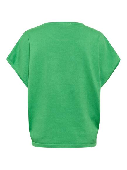 Saint Tropez MilaSZ Jumper-48534 - view 2, Mid Green