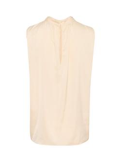 Saint Tropez AileenSZ High Neck Sleeveless Top - view 2, Natural Cream