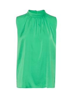 Saint Tropez AileenSZ High Neck Sleeveless Top, Mid Green