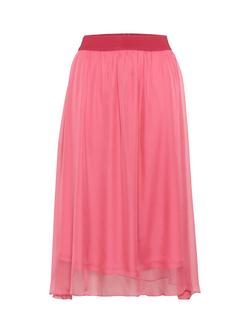 Saint Tropez CoralSZ Maxi A-Line Skirt, Mid Pink