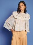 Sister Jane Fay Embroidered Blouse, Cream