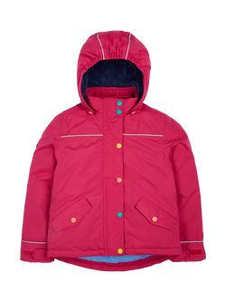 Frugi Kids' Rambler 3 in 1 Coat, Snapdragon/Navy Blue, Snapdragon/Navy Blue