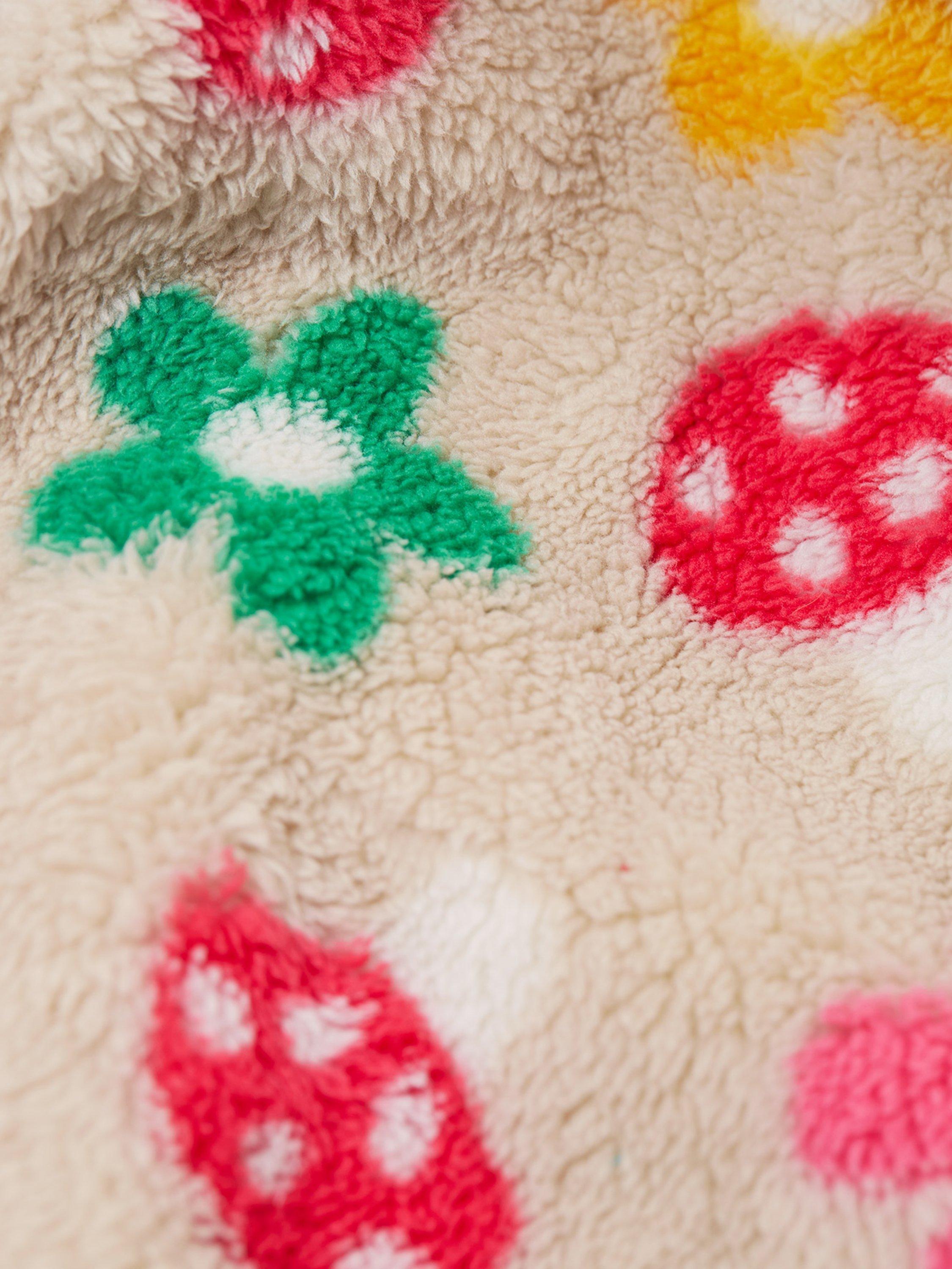 Product image 9 of 9, which shows Frugi Kids' Rambler 3-in-1 Hooded Coat, Dragon/Mushroomfield, 1-2 years