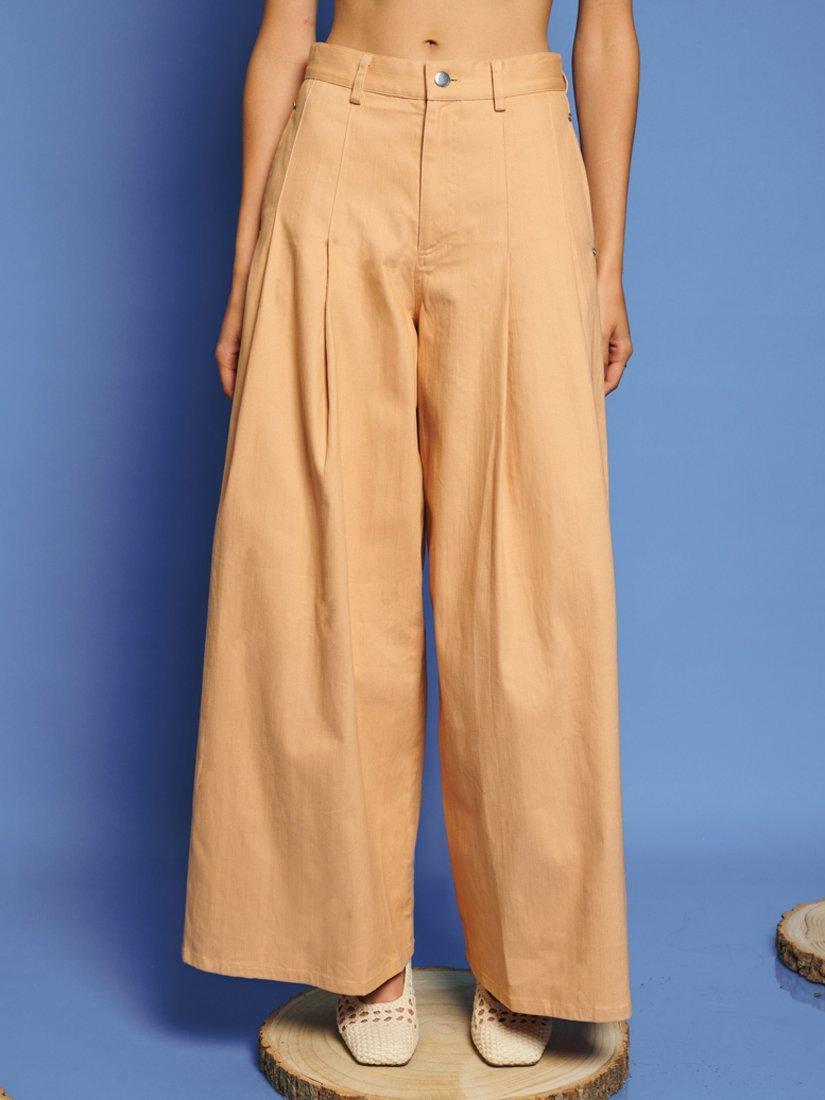 Sister Jane Sun Wide Leg Jeans, Peach