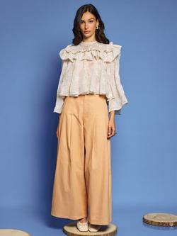 Sister Jane Sun Wide Leg Jeans, Peach - view 2, Peach