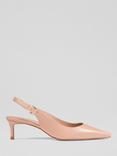 L.K.Bennett Lettie Leather Slingback Court Shoes, Trench