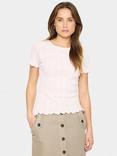 Saint Tropez GruSZ Cotton Blend Round Neck T-Shirt